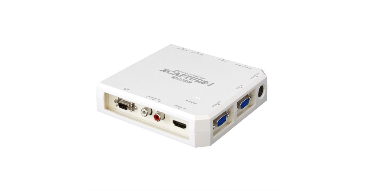 マイコンソフト、HDMIやアナログRGBに対応したビデオキャプチャー
