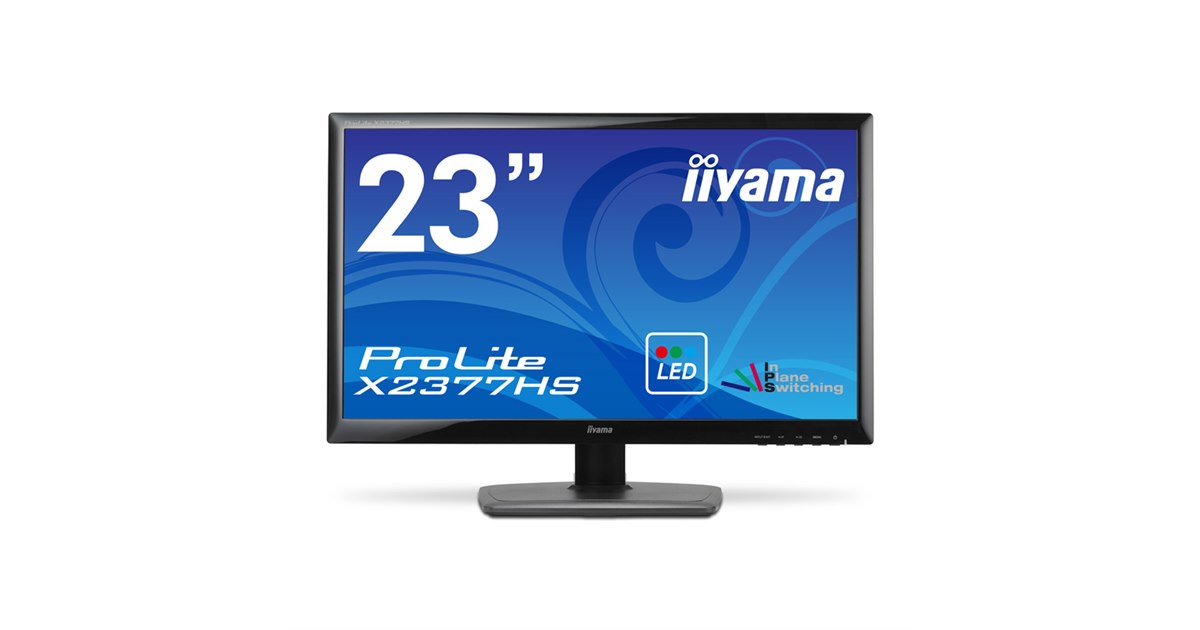 23型ワイド液晶モニター　iiyama iiyama、IPS方式パネル採用の23型ワイド液晶 - 価格.com