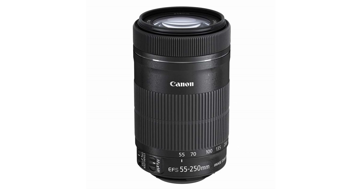 キヤノン、AF性能と利便性が向上した「EF-S55-250mm F4-5.6 IS STM