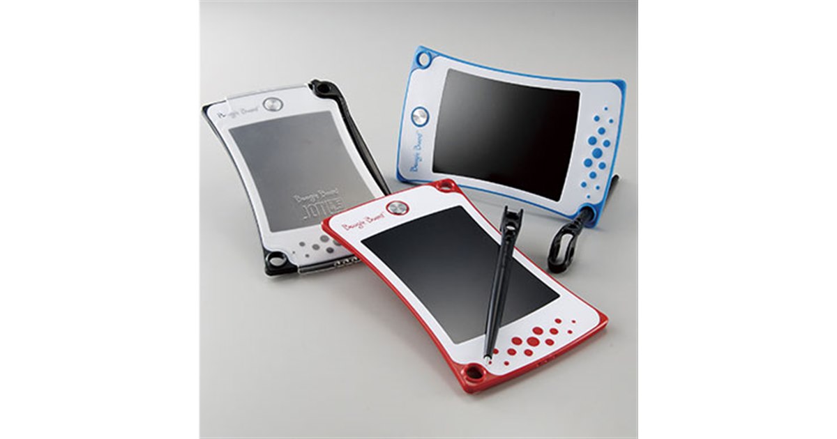 キングジム、胸ポケットに収納可能な電子メモパッド「Boogie Board