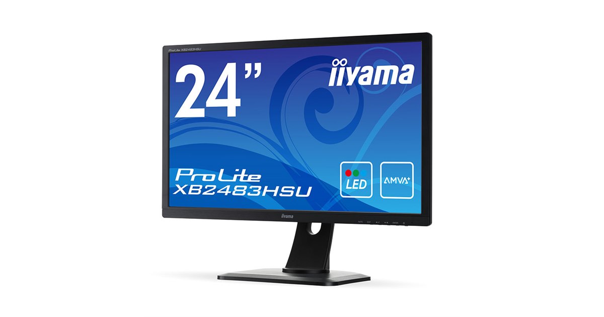 iiyama、AMVA+方式パネルを搭載した24型ワイド液晶 - 価格.com