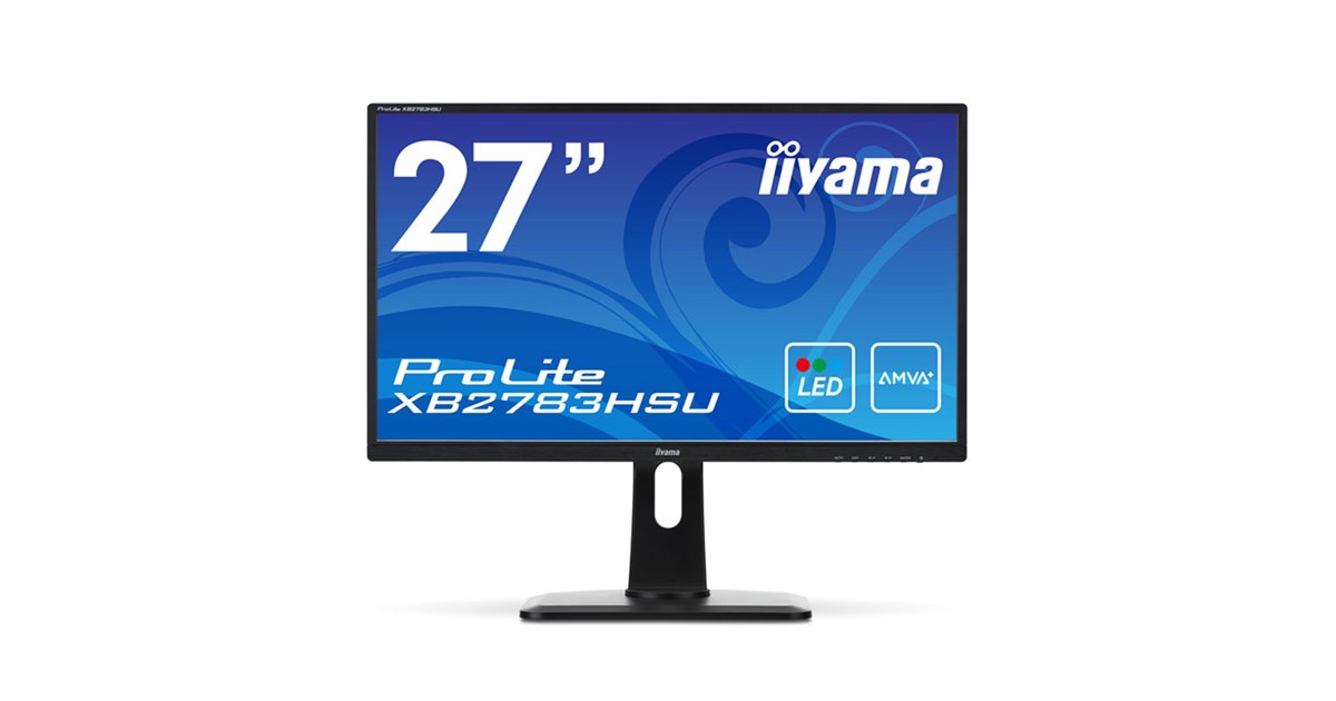 iiyama、AMVA+パネル搭載の27型フルHD液晶「ProLite XB2783HSU