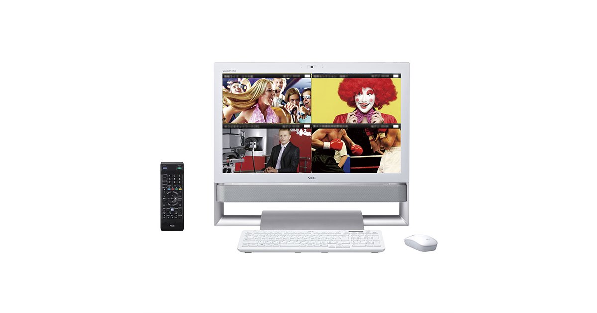 NEC、4番組同時録画に対応した「VALUESTAR N」の最上位機種など5