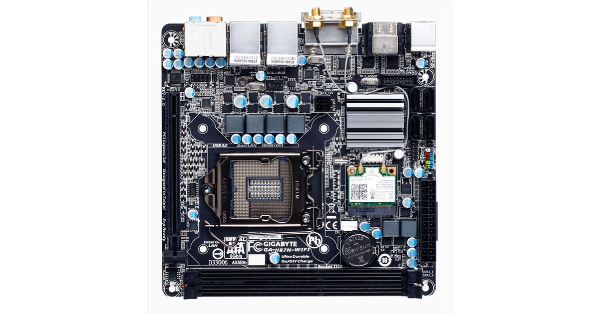 GIGABYTE、11acに対応したMini ITXマザー「GA-H87N-WIFI REV2」 - 価格.com