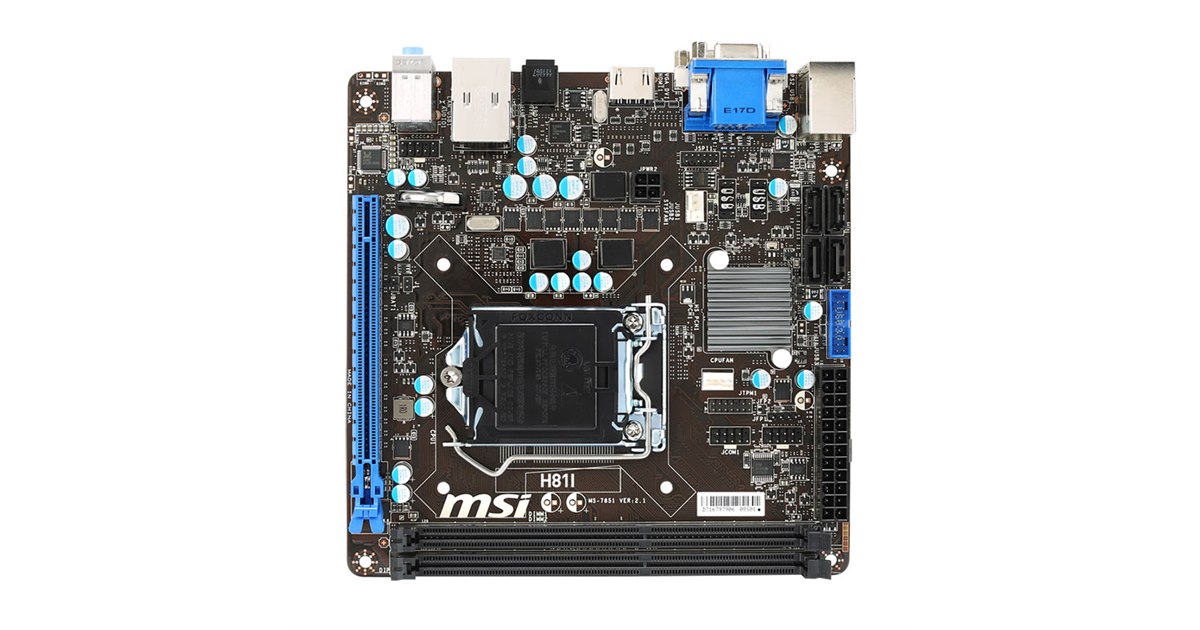 MSI、7,980円でH81を搭載したMini ITXマザー - 価格.com
