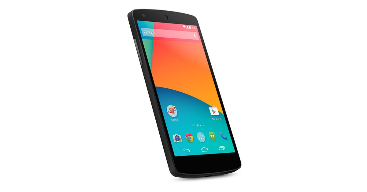 グーグル、Android 4.4を搭載した5型フルHDスマホ「Nexus 5」 - 価格.com