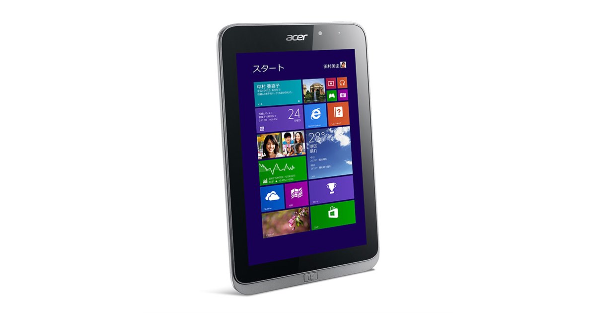 エイサー、4万円台のOffice搭載8型タブレットを12/13発売 - 価格.com