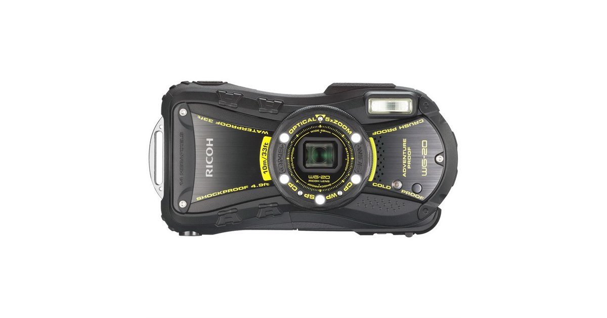 RICOH リコー WG-20 防水 コンデジ デジカメ ブラック ヨドバシ.com - リコー RICOH WG-20 [コンパクトデジタルカメラ