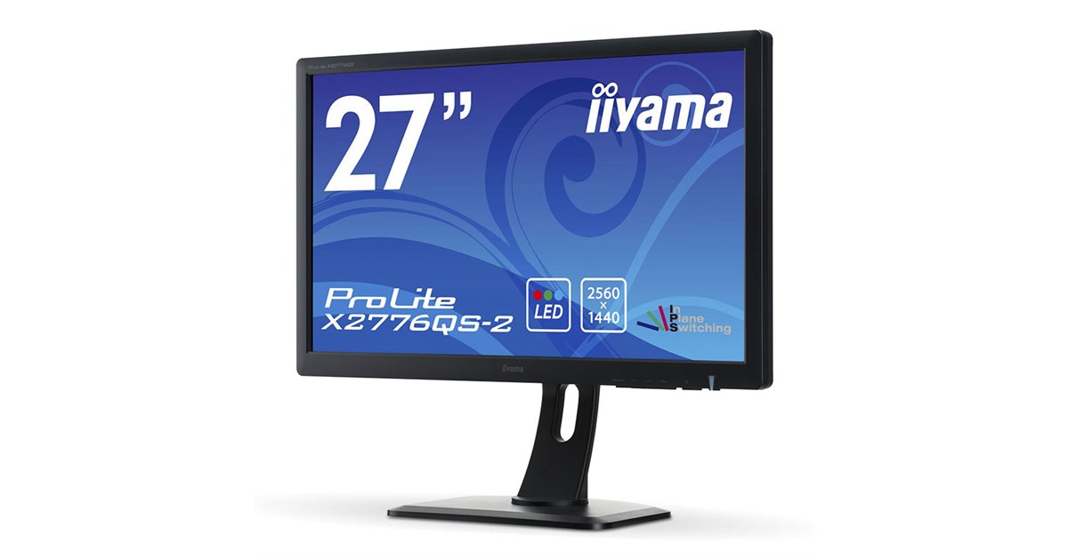iiyama、2560×1440対応のフリッカーフリー27型液晶 - 価格.com