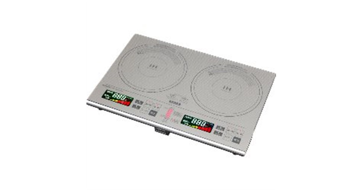 YAMAZEN、2口タイプで100Vに対応した1400WのIH調理器 - 価格.com