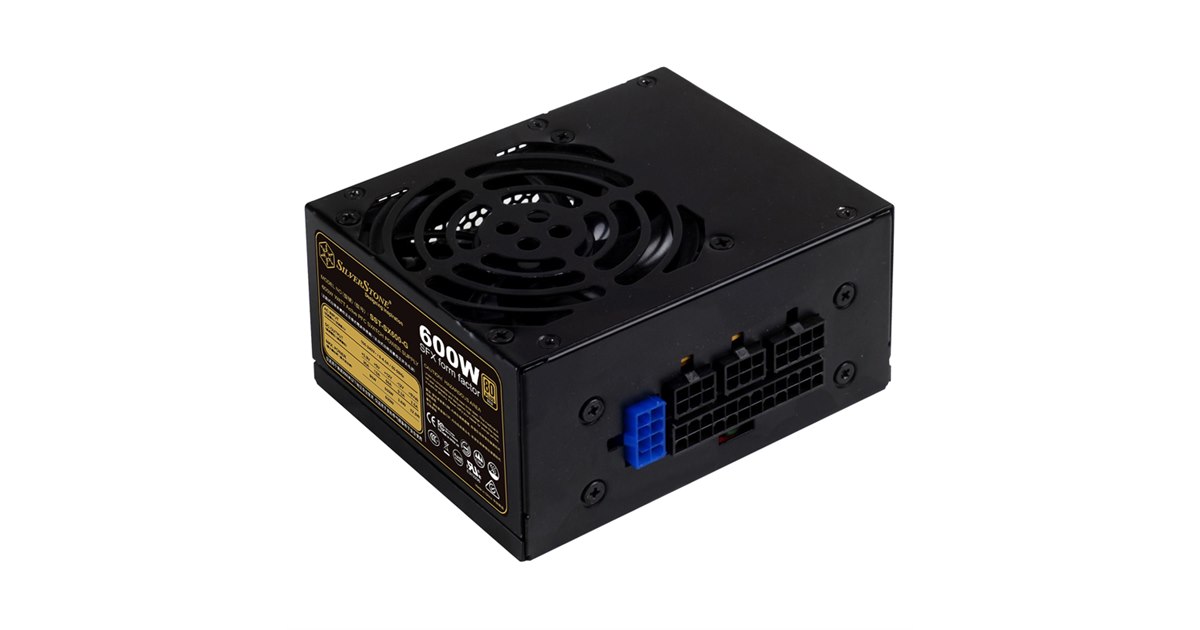 SilverStone、準ファンレス設計を採用した600WのSFX電源ユニット