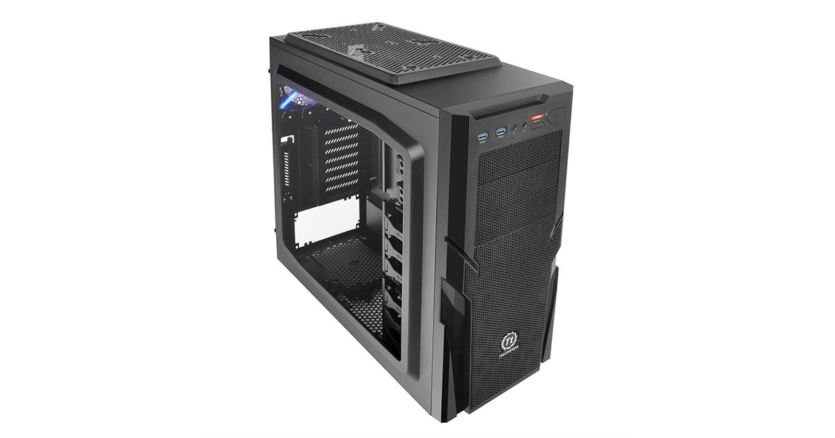 Thermaltake、ブルーLEDファンを4基搭載したPCケース - 価格.com