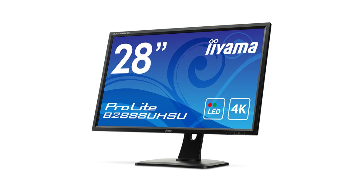 iiyama ProLite 28インチ 4K モニター 3840x2160 iiyama、79,380円で4K解像度の28型ワイド液晶ディスプレイ - 価格.com