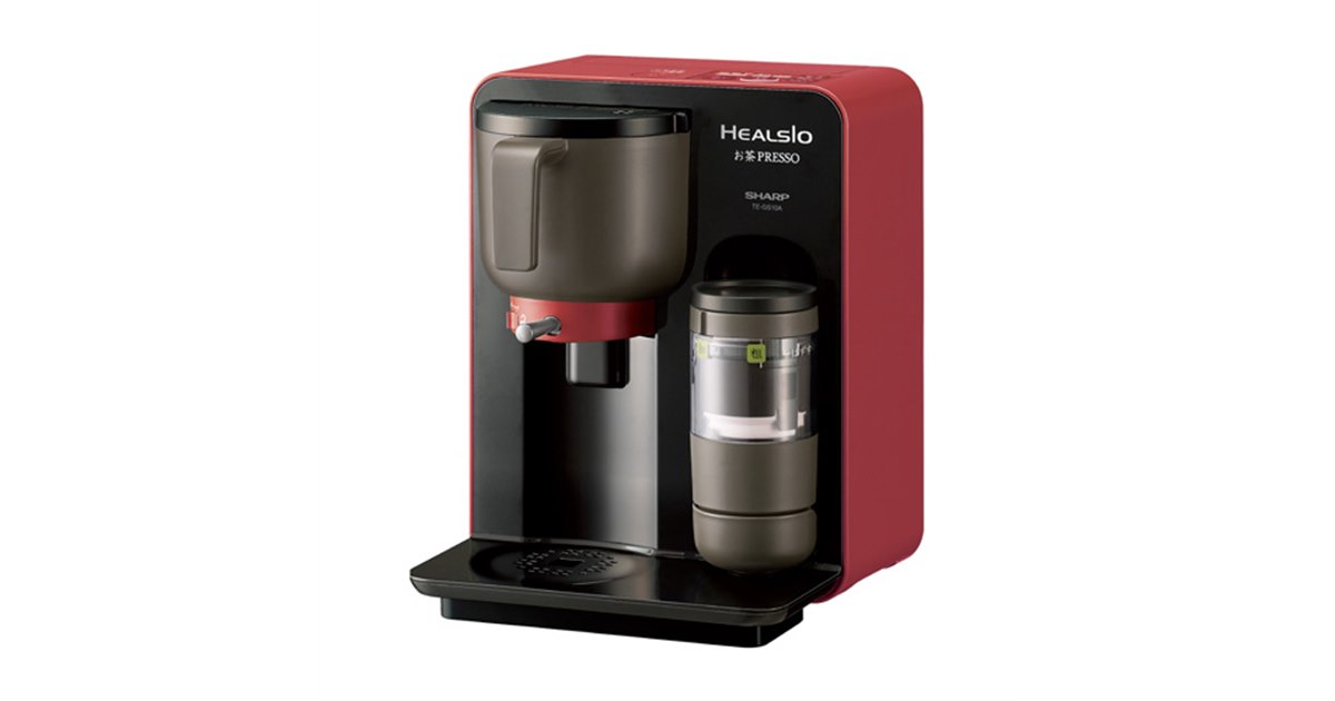 Amazon | SHARP HEALSIO お茶PRESSO ホワイト系 TE-GS10A-W