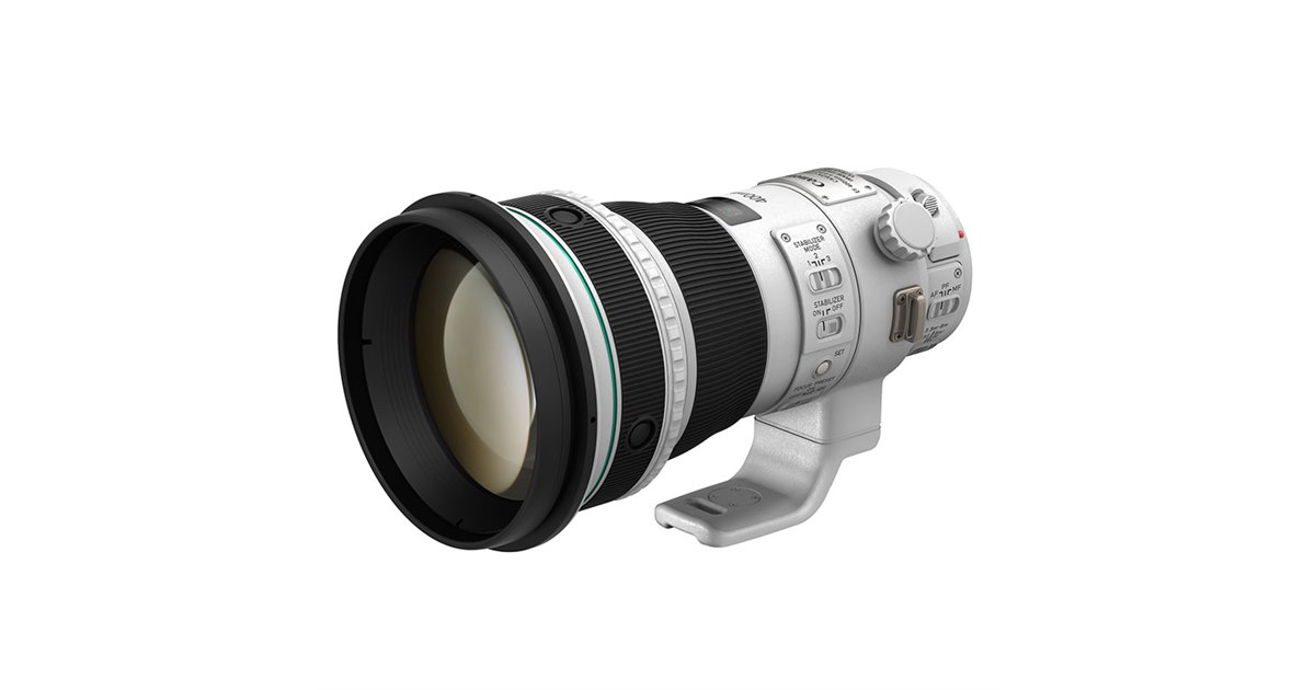 キヤノン、密着2層型のDOレンズを採用した「EF400mm F4 DO IS II USM