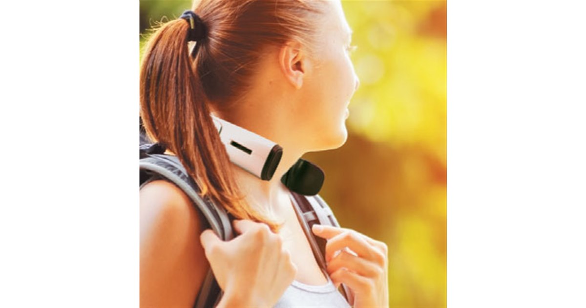 日本アンテナ、首にかけて使用するBluetoothワイヤレススピーカー