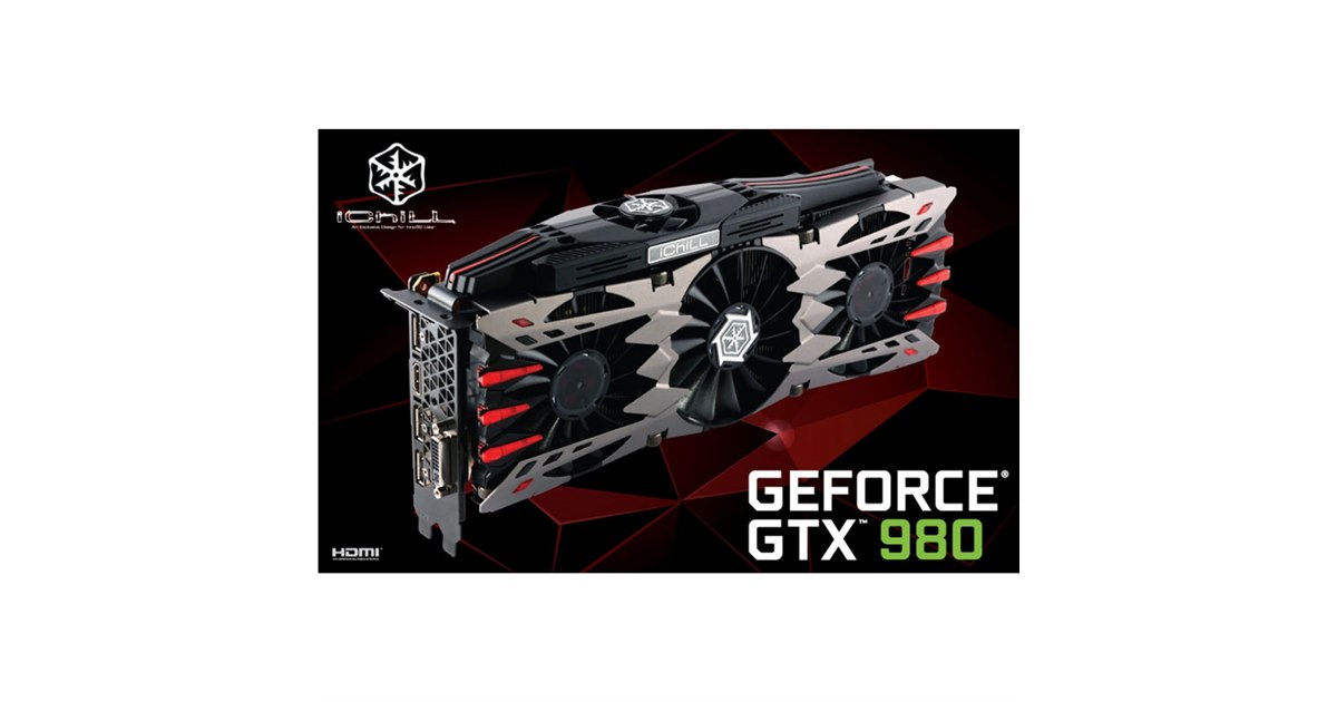 Inno3D Geforce GTX 980 OC 4GB 【動作確認済】 Inno3D、4つのファンを