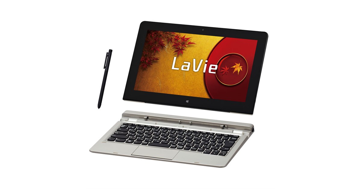 (210910)　NEC　タブレットPC　パソコン　LaVie  LU550/T Hothotレビュー】NEC「LaVie U LU550/TSS」 ～Core M最新モデル搭載の