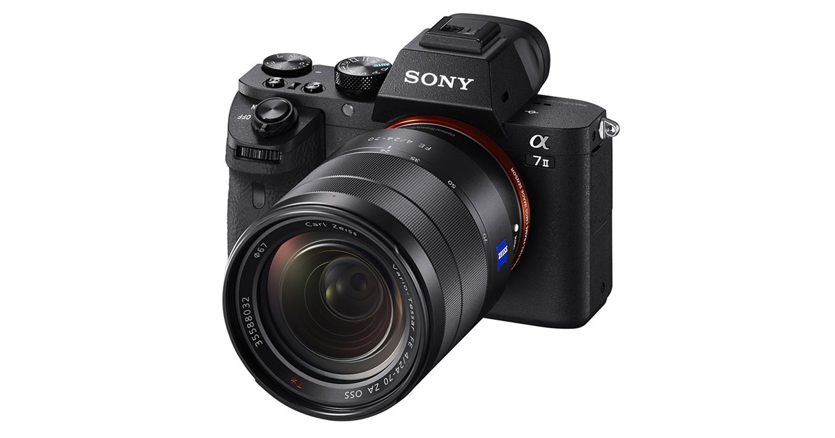 ソニー、5軸手ブレ補正を内蔵したフルサイズ一眼カメラ「α7 II