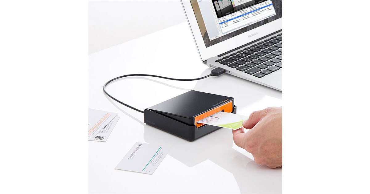 サンワ、1枚3秒でデータ化できる名刺専用スキャナー - 価格.com