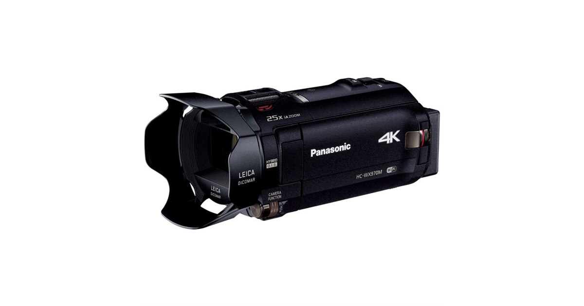 パナソニック、4K/30p対応デジタル4Kビデオカメラ「HC-WX970M