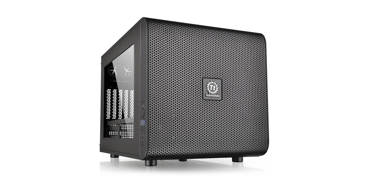 Thermaltake、水冷対応のキューブ型PCケース「Core V21」 - 価格.com