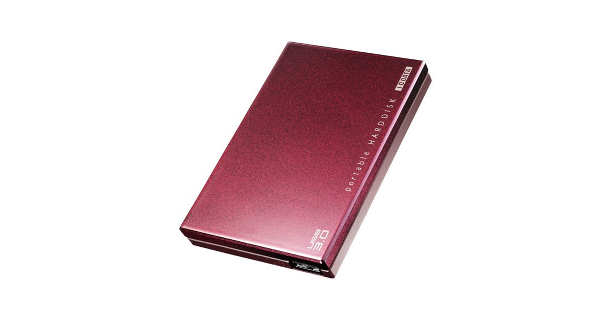 I-O DATA USB3.0/2.0ポータブルHDD超高速カクウスブラック 1TB HDPC-UT1.0KE (旧モデル) アイ・オー、USB 3.0対応ポータブルHDD「超高速カクうす」新モデル