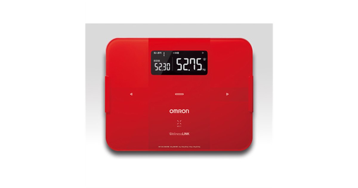 11008 OMRON Bluetooth体重計 11008 OMRON Bluetooth体重計 乗って測るだけ。操作なしで測定データを