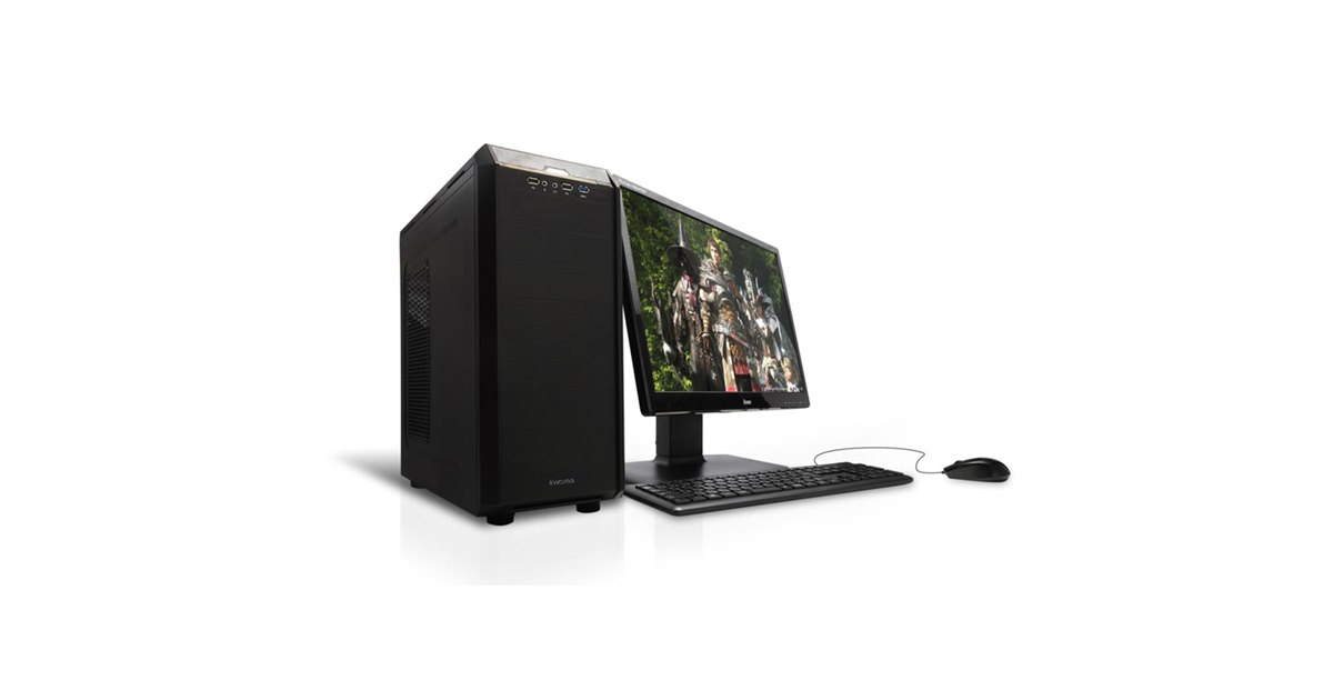 激安★スリムデスクトップPCセット52 iiyama、「ファイナルファンタジーXIV: 新生エオルゼア」推奨