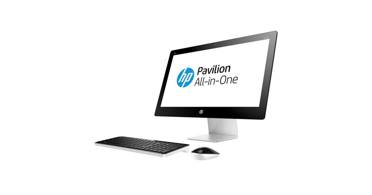 HP、ガラスパネルを採用した23型液晶一体型PC「HP Pavilion 23