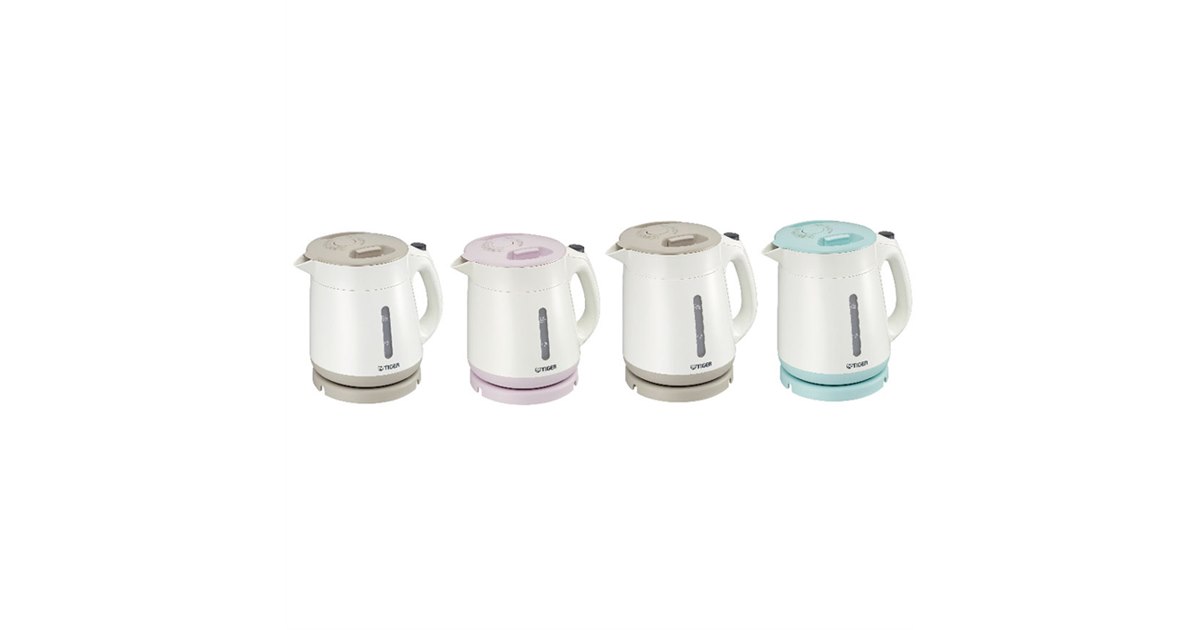 タイガー、省スチーム設計「電気ケトル わく子」にパステルカラー