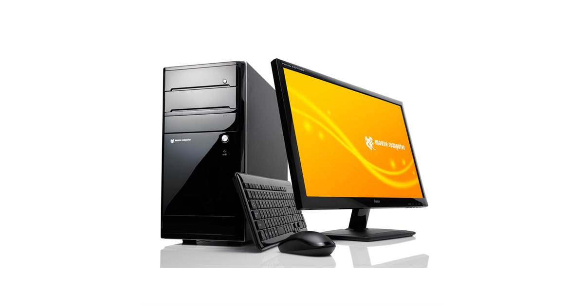 Windowsデスクトップ LUVMACHINES Slim Mouse i7 16GB 256GB 1TB 最新第 9 世代 CPU をスリムパソコンに！幅 10cm の省スペース性