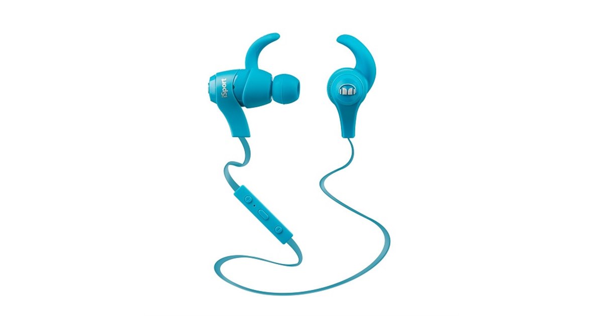 MONSTER、防滴仕様のスポーツ向けワイヤレスイヤホン「iSport Wireless