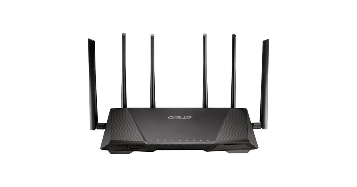 ASUS、アンテナ6本を装備した11ac対応トライバンド無線LANルーター