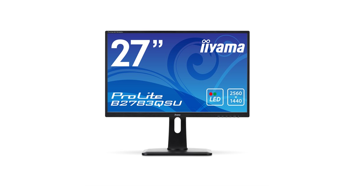 iiyama、AMD FreeSync対応の27型ワイドWQHD液晶ディスプレイ