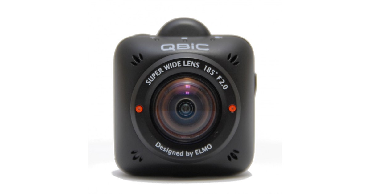 エルモ、簡易ドラレコ機能搭載の超広角ビデオカメラ「QBiC MS-1X