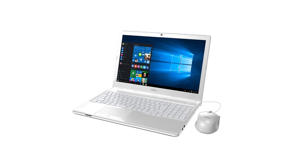 富士通、ハイレゾ再生対応のWindows 10搭載ノートPC「LIFEBOOK AH