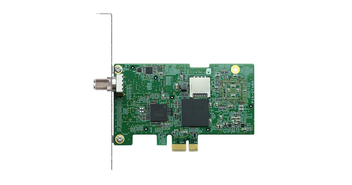 ピクセラ、ダブル録画対応のPCIe接続テレビチューナー「PIX-DT460
