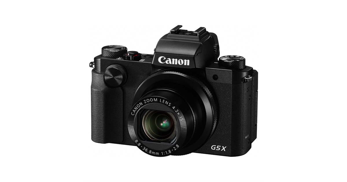 キヤノン、高精細なEVF内蔵で1.0型センサー搭載「PowerShot G5 X