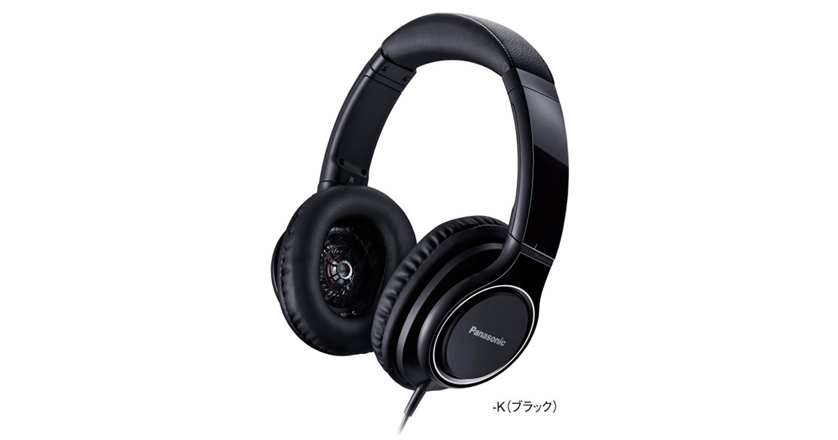 Panasonic(パナソニック) ヘッドホン ブラック RP-HD5 概要 ステレオヘッドホン RP-HD5 | ヘッドホン／インサイドホン