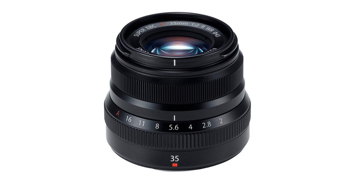 富士フイルム、小型軽量170gの単焦点レンズ「XF35mmF2 R WR