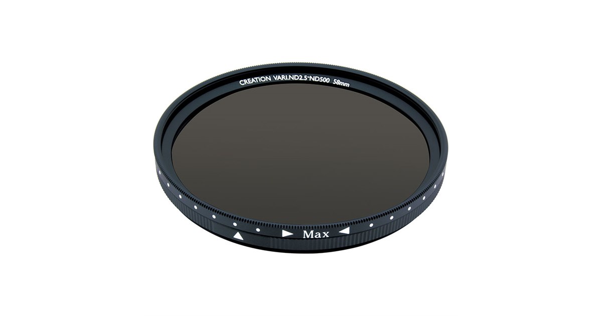 マルミ光機、ND2.5～ND500相当に減光できる可変式NDフィルター - 価格.com