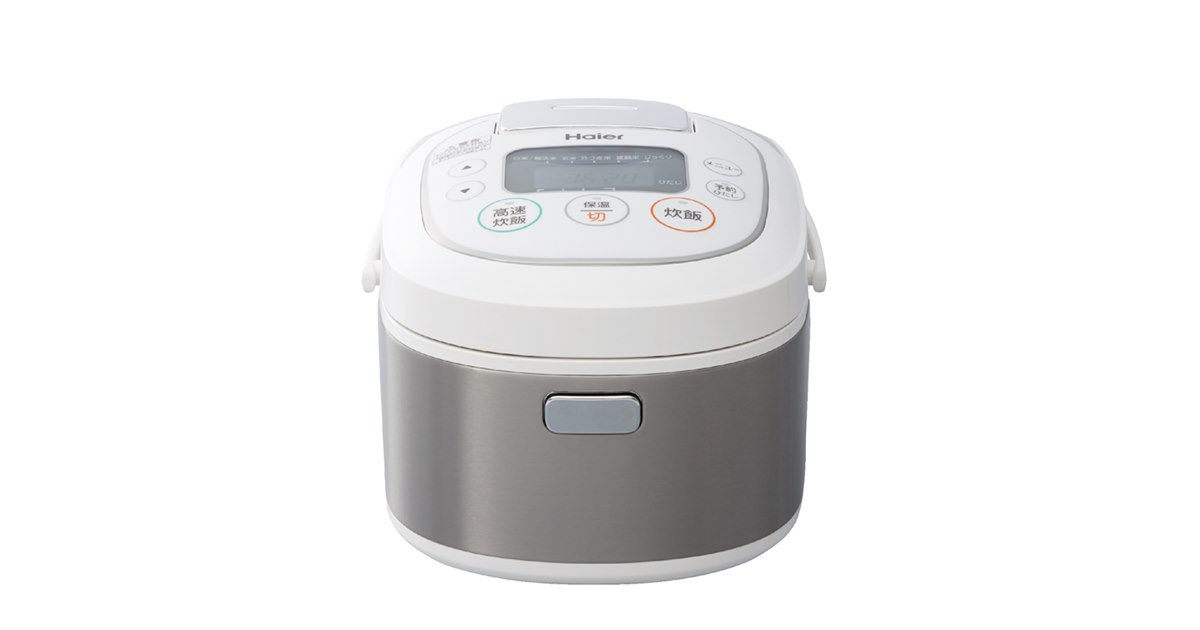 Haier JJ-M56B 炊飯器 5.5合炊き ハイアール 炊飯器 5.5合 マイコン ホワイト JJ-M56B-W の通販