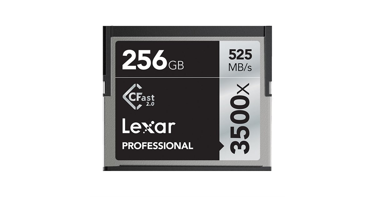 Lexar CFast 2.0 カード 525MB/s 256GB 128GB レキサー、リード最大