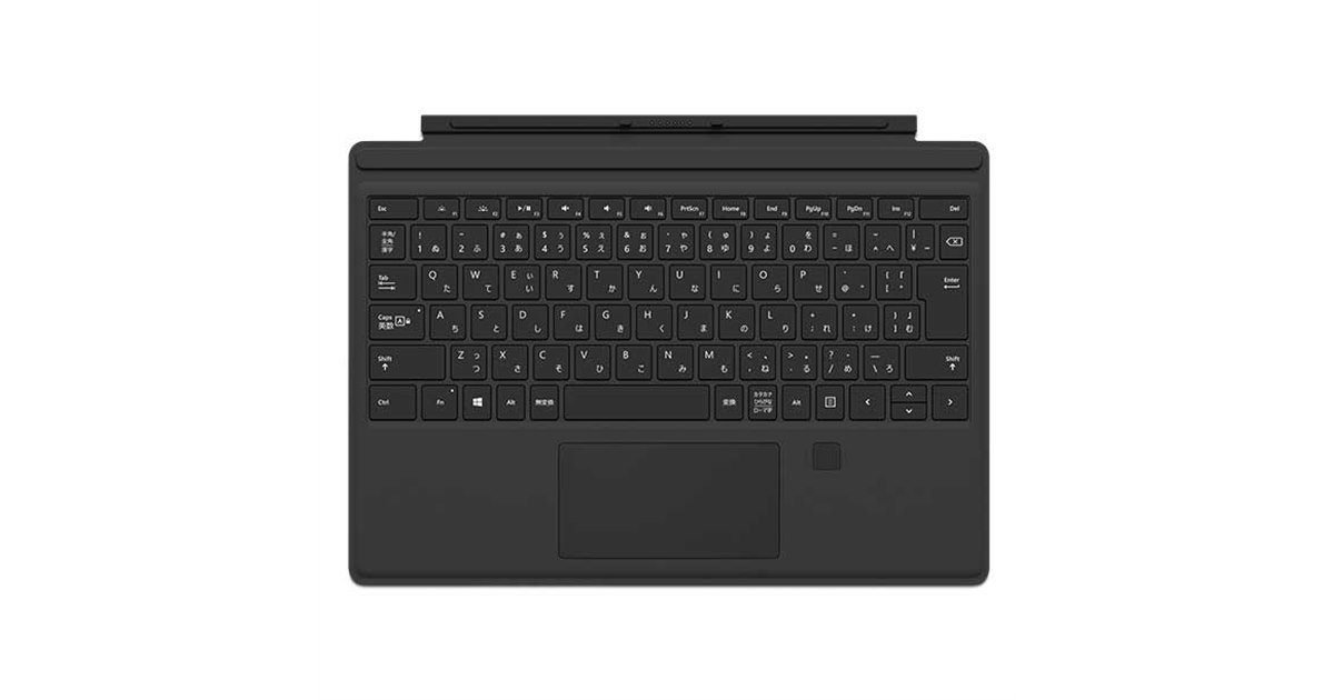 マイクロソフト、指紋認証センサー搭載「Surface Pro 4 タイプ カバー