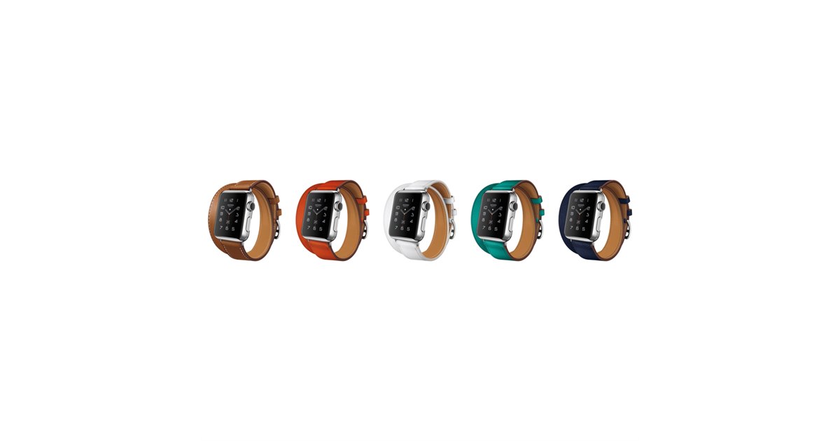 アップル、Apple Watch Hermesのレザーストラップに春の新色を追加