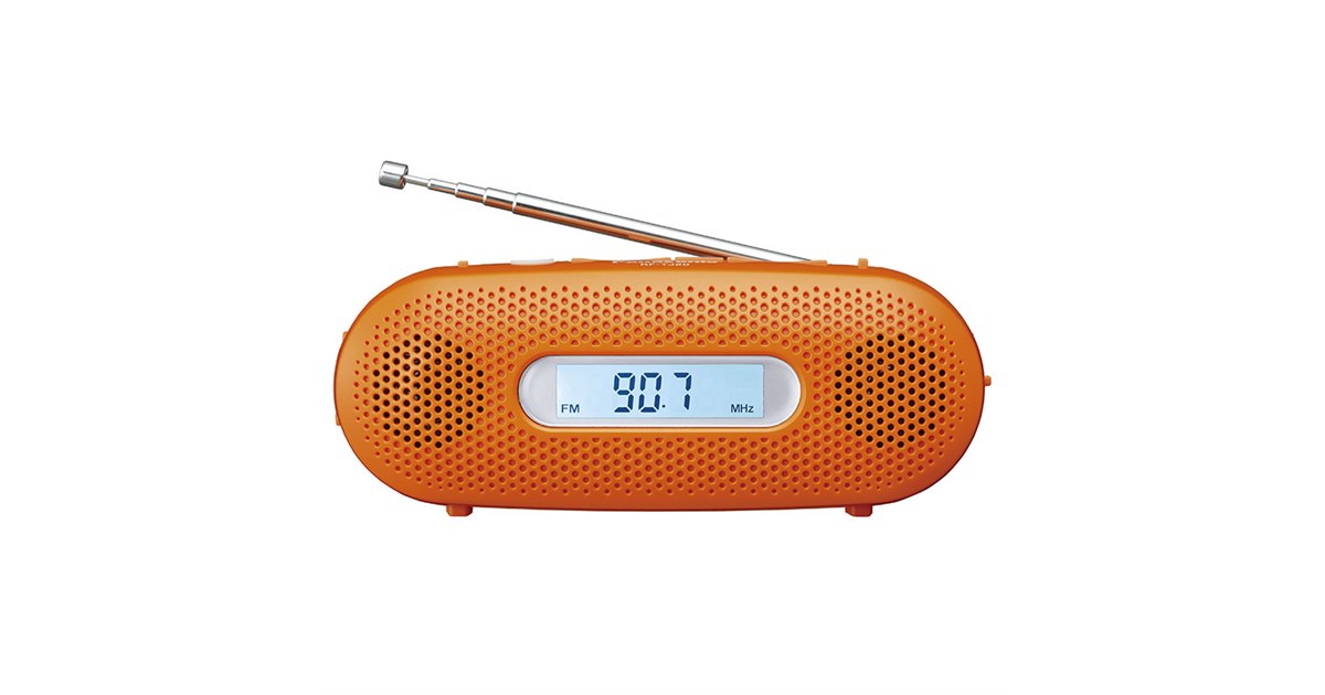 (未使用･未開封品)　パナソニック ラジオ FM/AM/ワイドFM対応 手回し充電対応 オレンジ RF-TJ20-D 0pbj0lf 51V5MFCj1jL.jpg