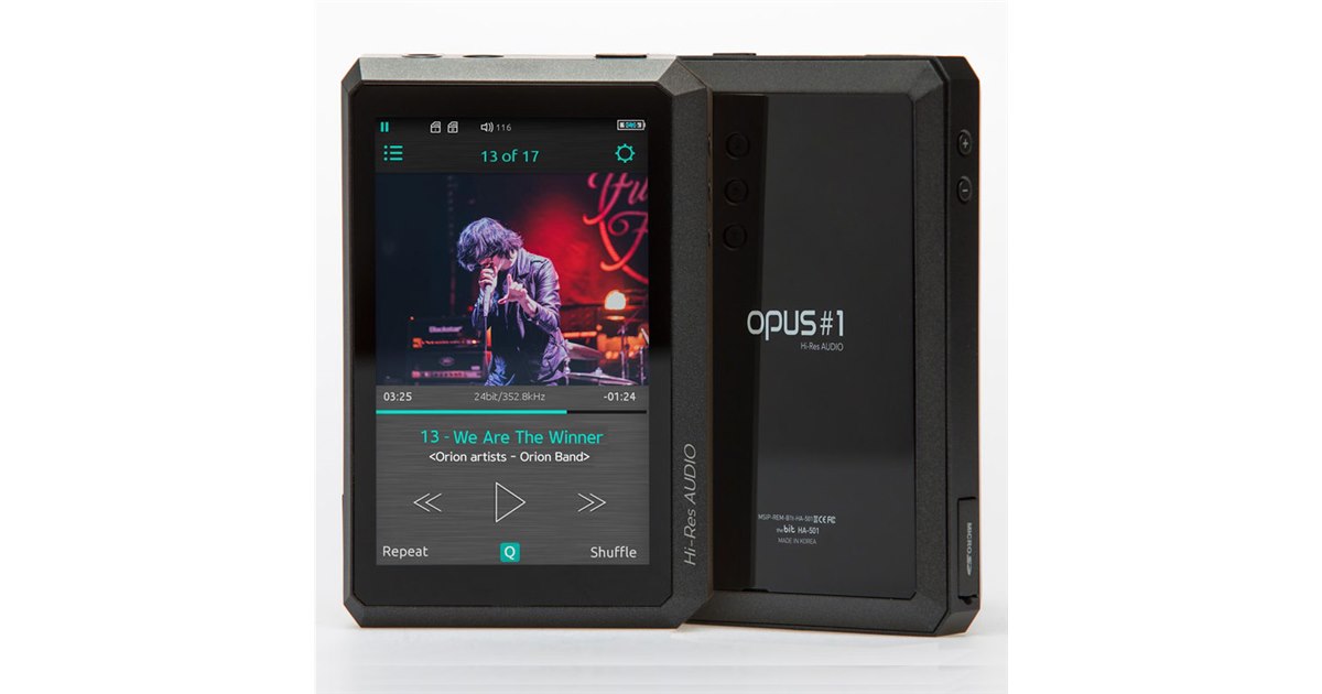 The BIT、デュアルDACを搭載したハイレゾプレーヤー「OPUS#1