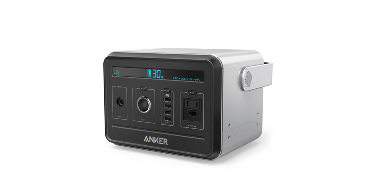 人気ブラドン Anker、スマホ約40回の充電に対応するポータブル電源を5万円で 発電機・ポータブル電源