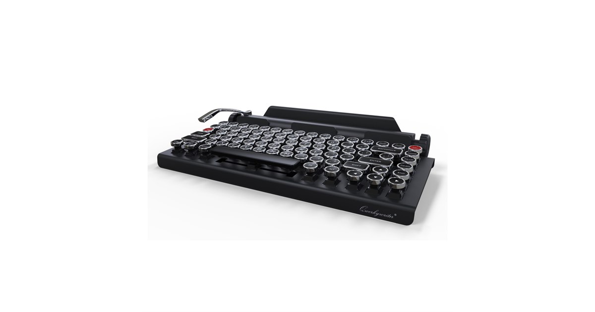 QWERKYTOYS、タイプライター風のBluetoothキーボード「QWERKYWRITER